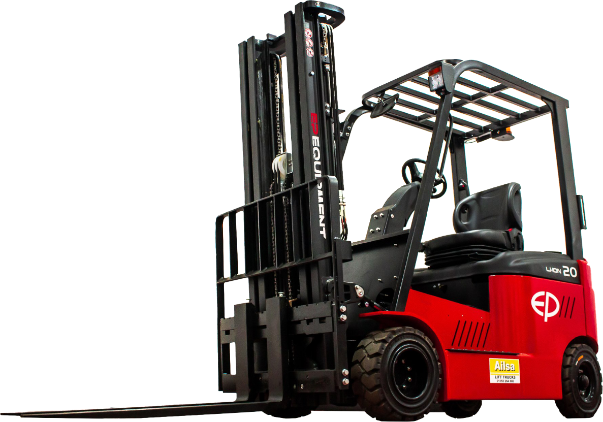 Commercial forklift unloading heavy pallets in Maidenhead